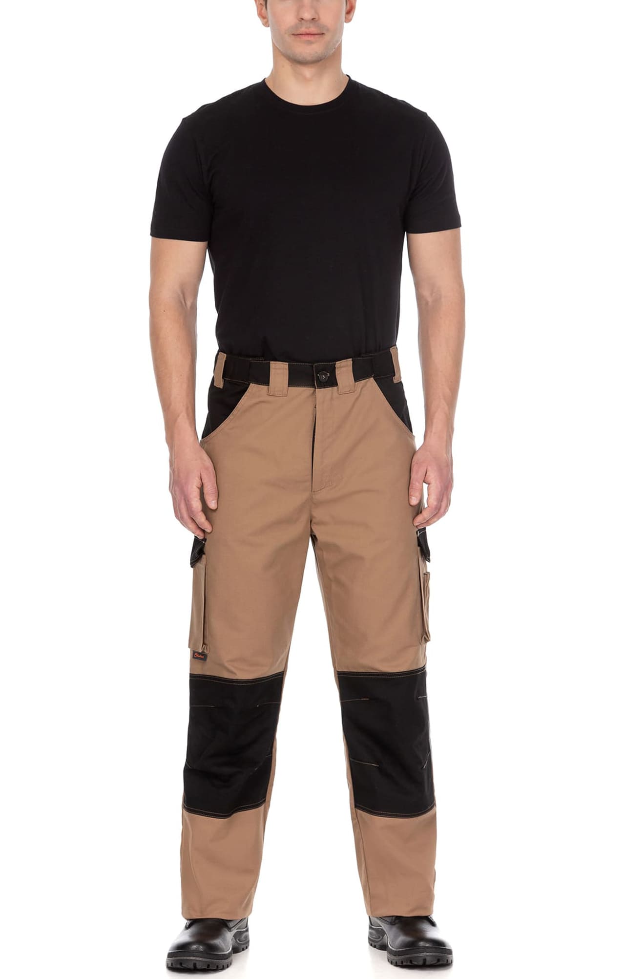 70072 Костюм  NEW бежевый с черным STATUS  Летняя спецодежда  размер 64-66/170-176  - Вид №9