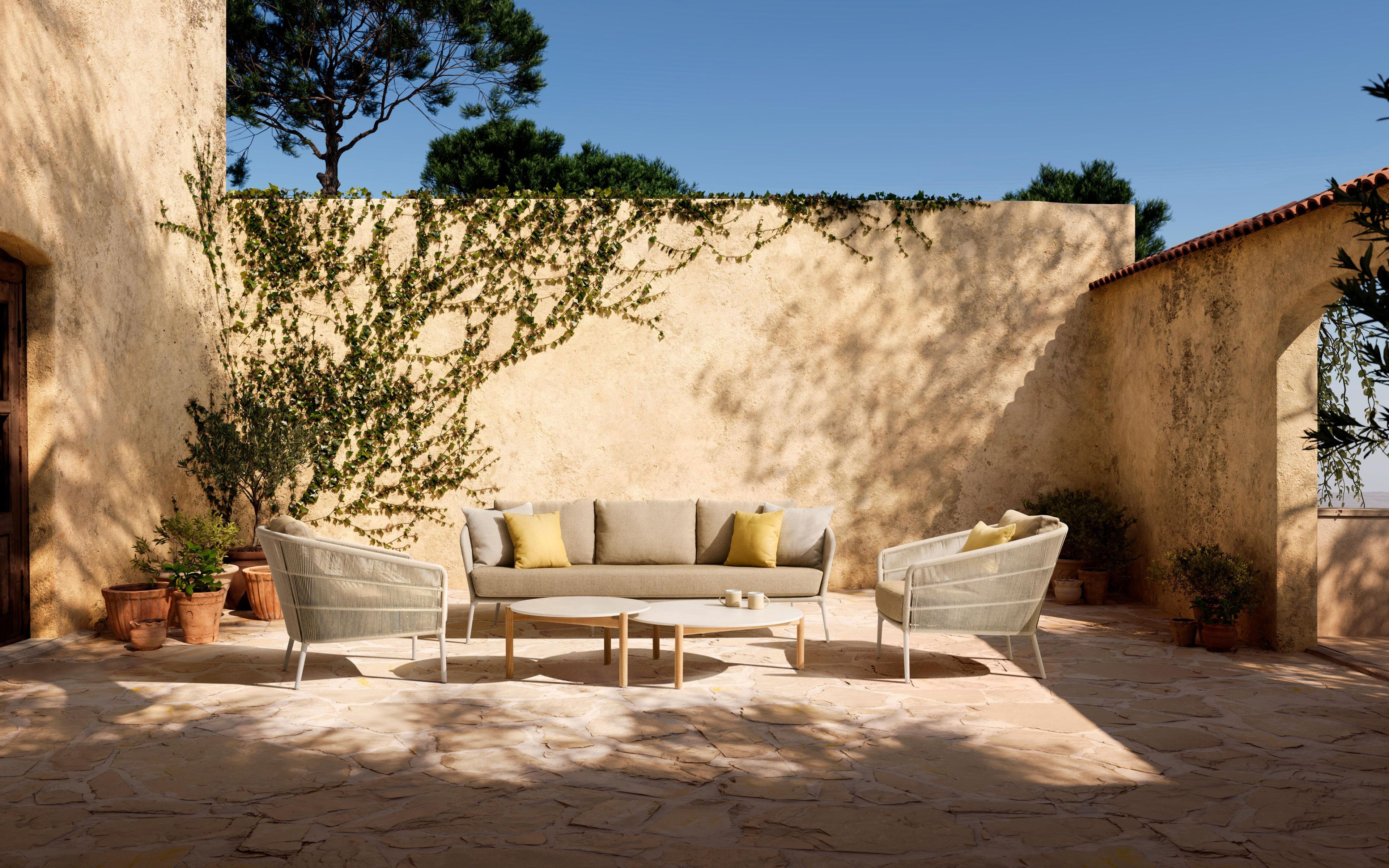 Тканевое садовое кресло с подлокотниками Vincent sheppard Akari ARCH-00114806 - Вид №5