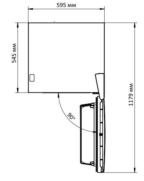 9263056 Холодильник с морозильником   DEXP B4-34AMA белый STDN-0103048 - Вид №13