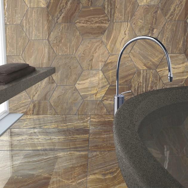 Casalgrande Padana Настенная / напольная плитка из керамогранита с эффектом мрамора Granitoker sun-id-1498209 - Вид №16