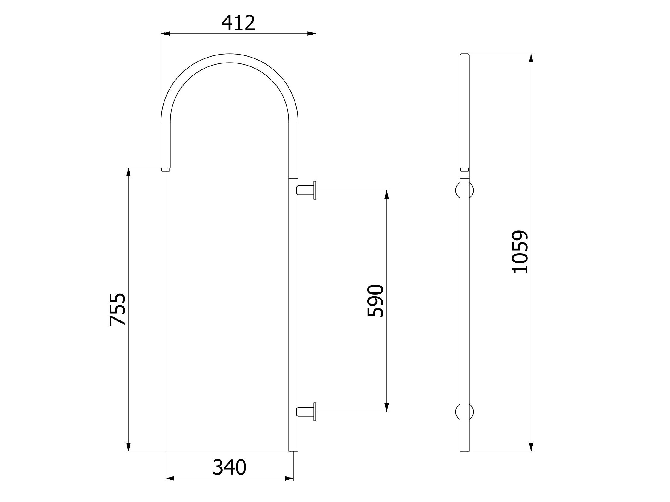 Настенный душ IB гелий ARCH-00032338 - Вид №12