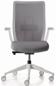 Quinti Sedute Регулируемое по высоте офисное кресло с 5 спицами и подлокотниками