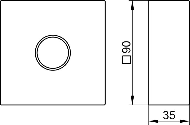 59545370282 Розетка с удлинением KEUCO IXMO - Вид №3