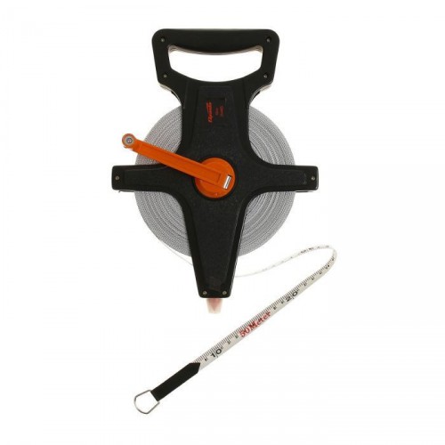 Рулетка геодезическая 50мх12,5мм лента ПВХ открытый корпус Sparta 8222 - Вид №1