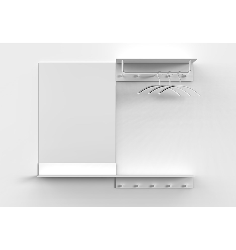 FROST Зеркальная полка » белый Алюминий Белый U4001-W  - Вид №3