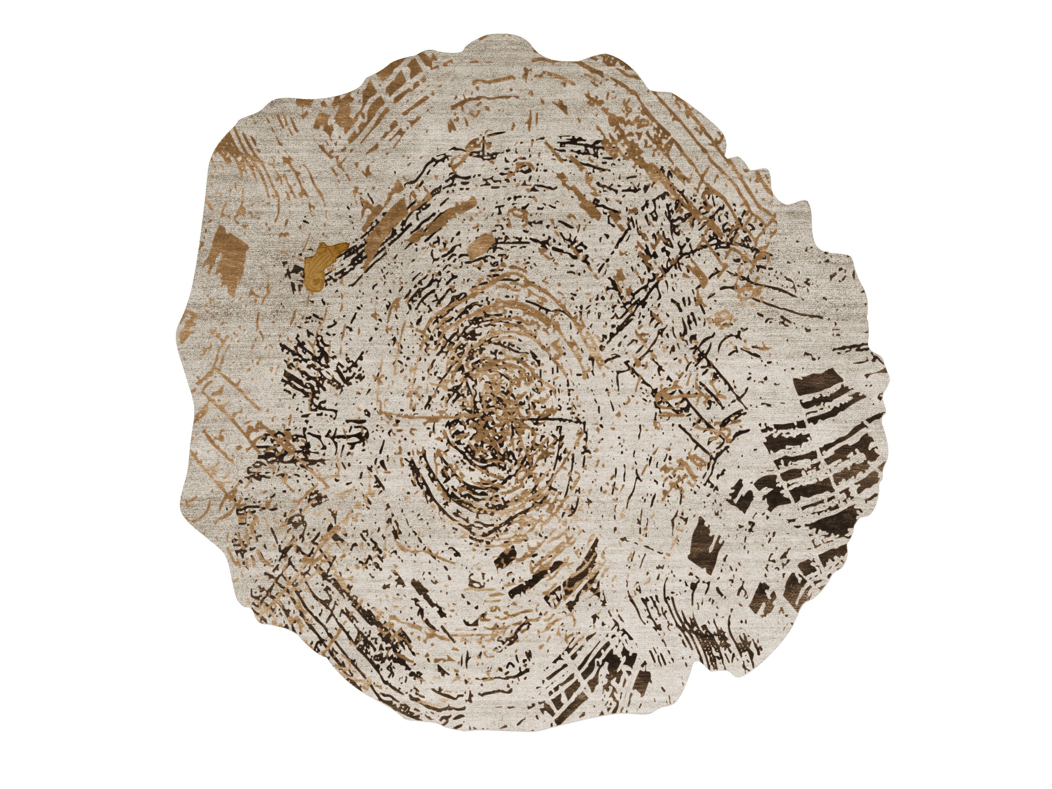 Круглый ковер из шерсти и вискозы Bizzotto Italia Нара ARCH-00147586 - Вид №8