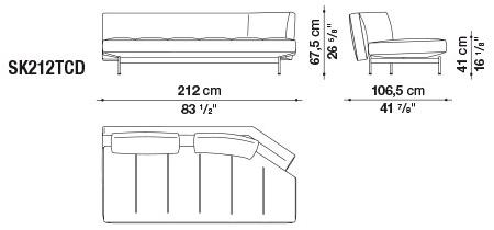 B&B Italia Модульный тканевый диван Saké sun-id-1382720 - Вид №15