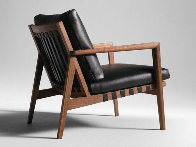 Ritzwell & Co. Мягкое кожаное кресло с подлокотниками Blava sun-id-1513473 - Вид №1