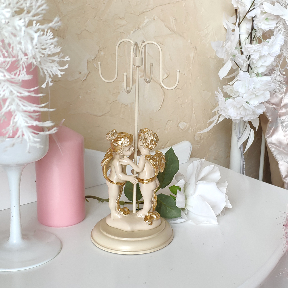 22476 Подставка для украшений Секреты двух сердец Айвори BOGACHO 4627138211632 - Вид №9