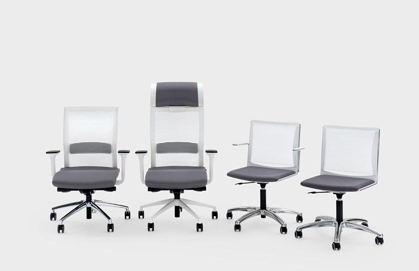 Viganò Офисный стул с регулируемой высотой из ткани с подлокотниками Winner sun-id-1448311 - Вид №3