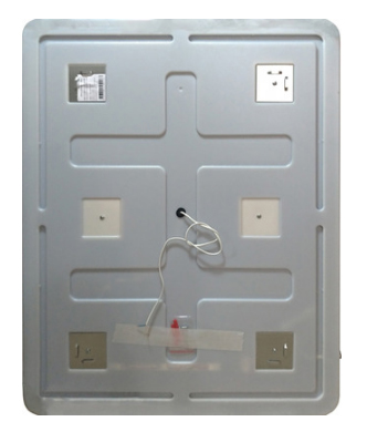 Зеркало 3 Неон LED 600х800 (с круглыми углами) MISTY 2312217 - Вид №1