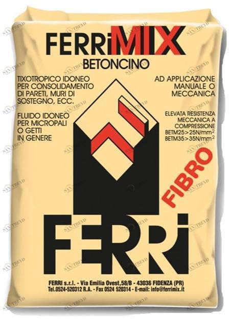 Ferrimix Конструкционный бетон и / или раствор, армированный волокнами sun-id-1366194