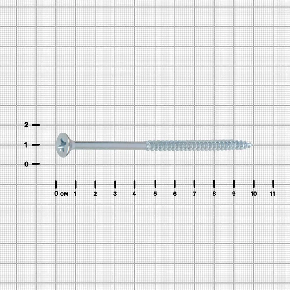 Саморезы универсальные DILWIS 5x100 мм потайные острые оцинкованные (30 шт) 89386287 STLM-1566054 - Вид №2