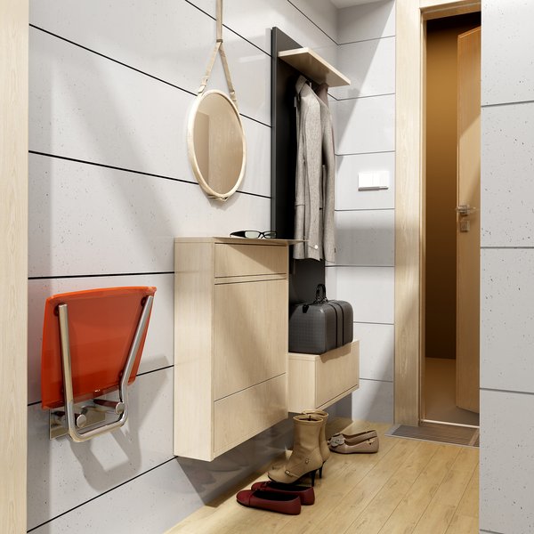 Универсальное сиденье для душа OVO-B-OPAL/BLACK Ravak B8F0000046 - Вид №8