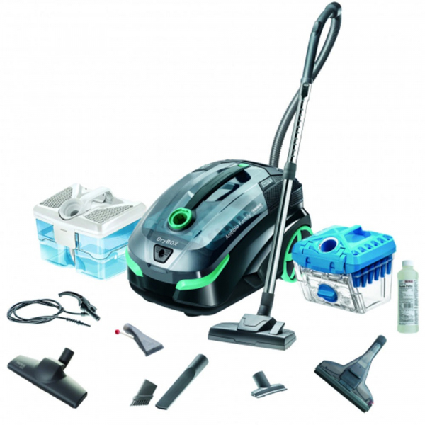 DRYBOX AMFIBIA FAMILY 788-599 Пылесос / моющий пылесос, 1700 вт, drybox, hepa, черный/бирюзовый Thomas  - Вид №7