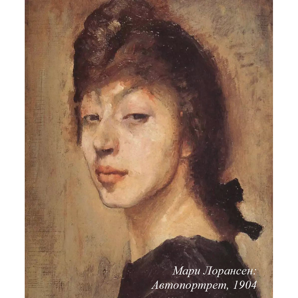 896518918_2628 Картина «Портрет Марсель Дормуа» (холст, галерейная натяжка) Object Desire  - Вид №5