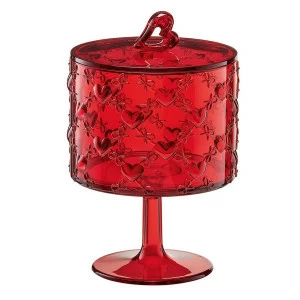 Ваза стеклянная для десертов 17 см красная Love GUZZINI - 00-3870249 Красный