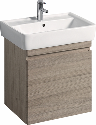 44759 IFO Renova Плоская тумба для умывальника, с ящиком и внутренним ящиком, W = 524 мм, W1 = 600 мм, T = 438 мм, глянцевый белый  - Вид №7