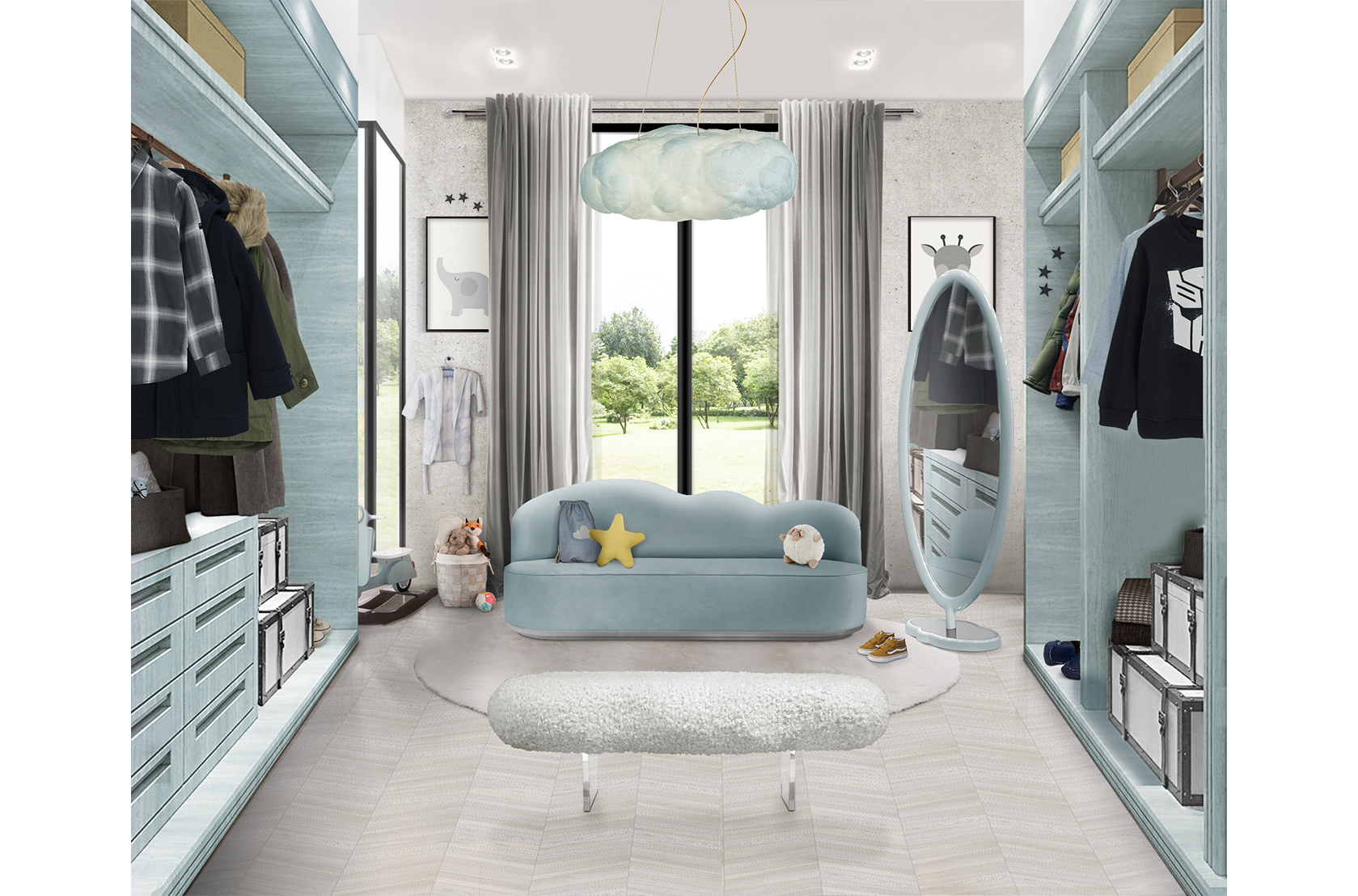 CIST554 Зеркала для детской Облако Circu  - Вид №5