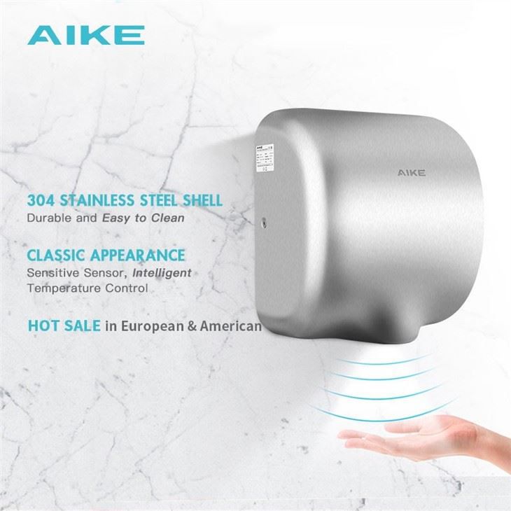 Сушилка для рук из нержавеющей стали AIKE AK2800_383  - Вид №1