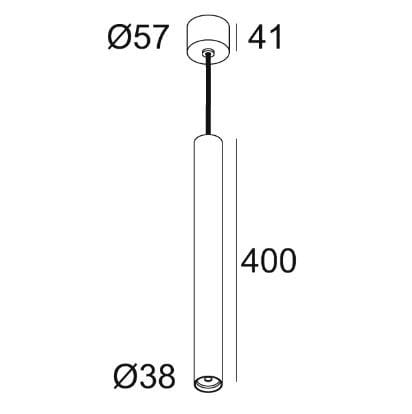 Металлический светодиодный подвесной светильник Deltalight Microspy ARCH-00121031 - Вид №7