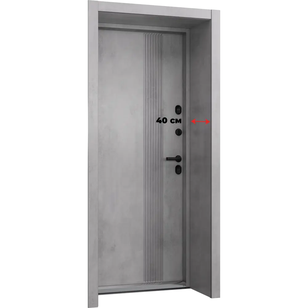 Входная дверь металлическая Антарктик 95x205 см правая бетон 89437223 STLM-2044272 TOREX  - Вид №14