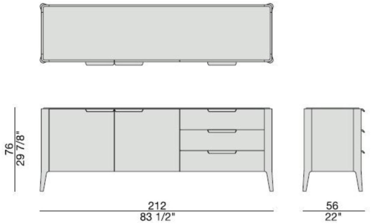 Porada Комод из ясеня Eighteen sun-id-1475389 - Вид №1