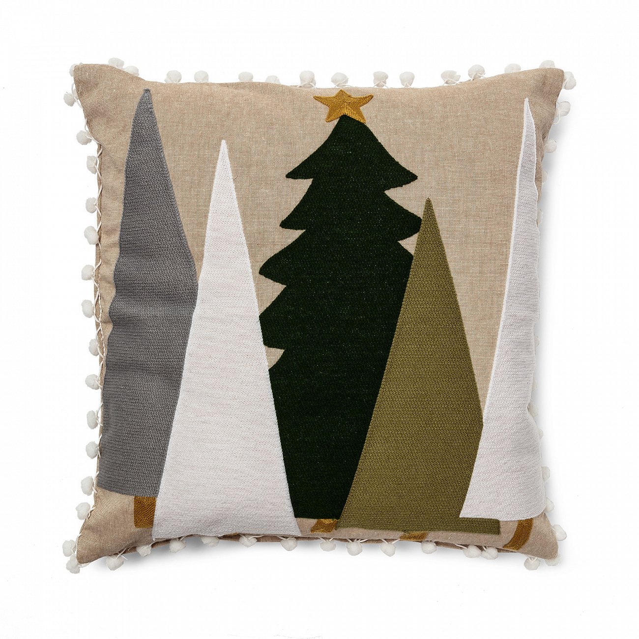 Чехол на подушку Niara 45x45 с принтом AA3216J35 от La Forma LA FORMA РИСУНОК, РАСТЕНИЯ 298839 Бежевый  - Вид №2