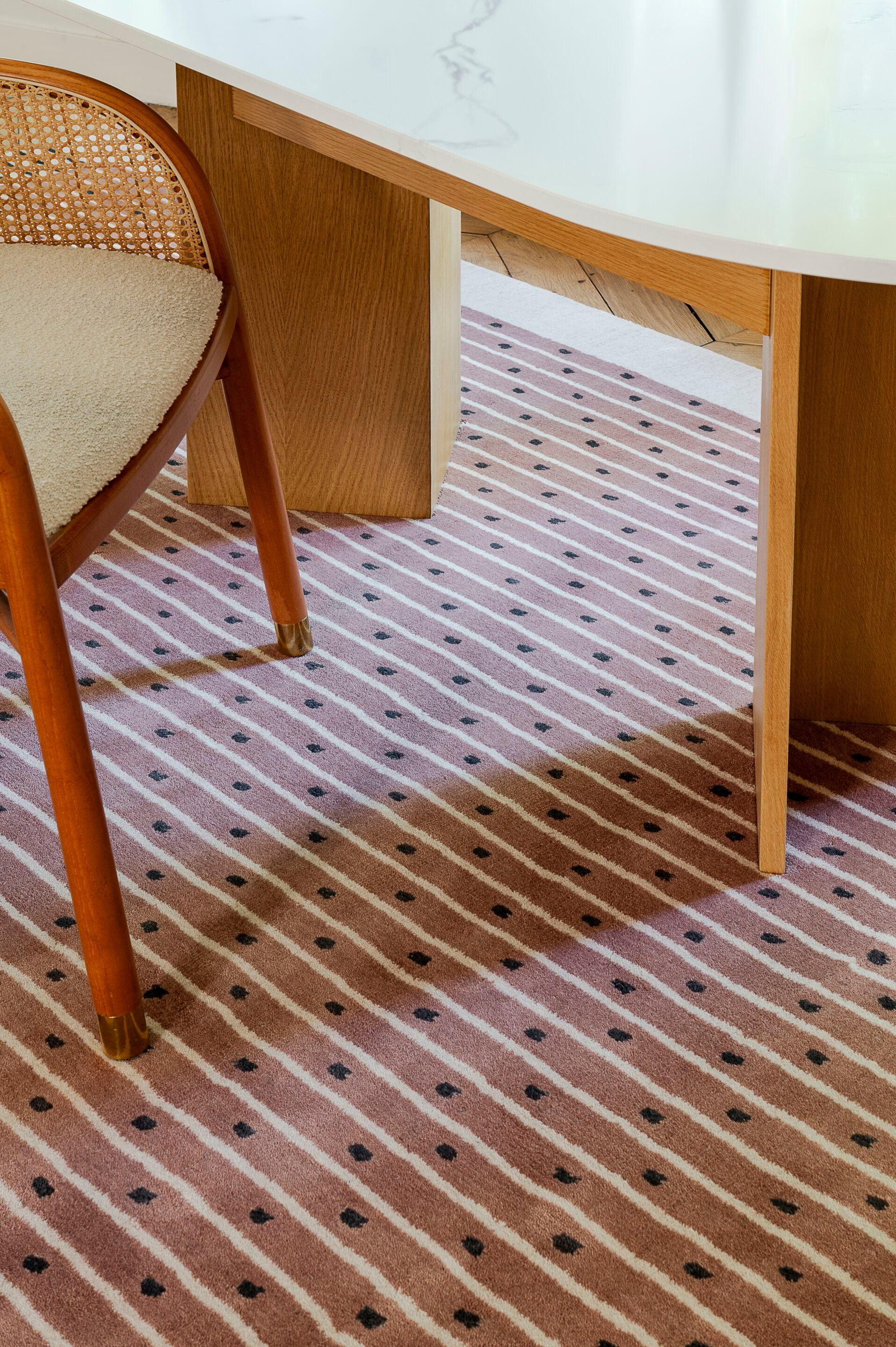 Шерстяной ковер ручной работы Toulemonde Bochart EXCLAMATION BOIS DE ROSE ARCH-00069658 - Вид №1