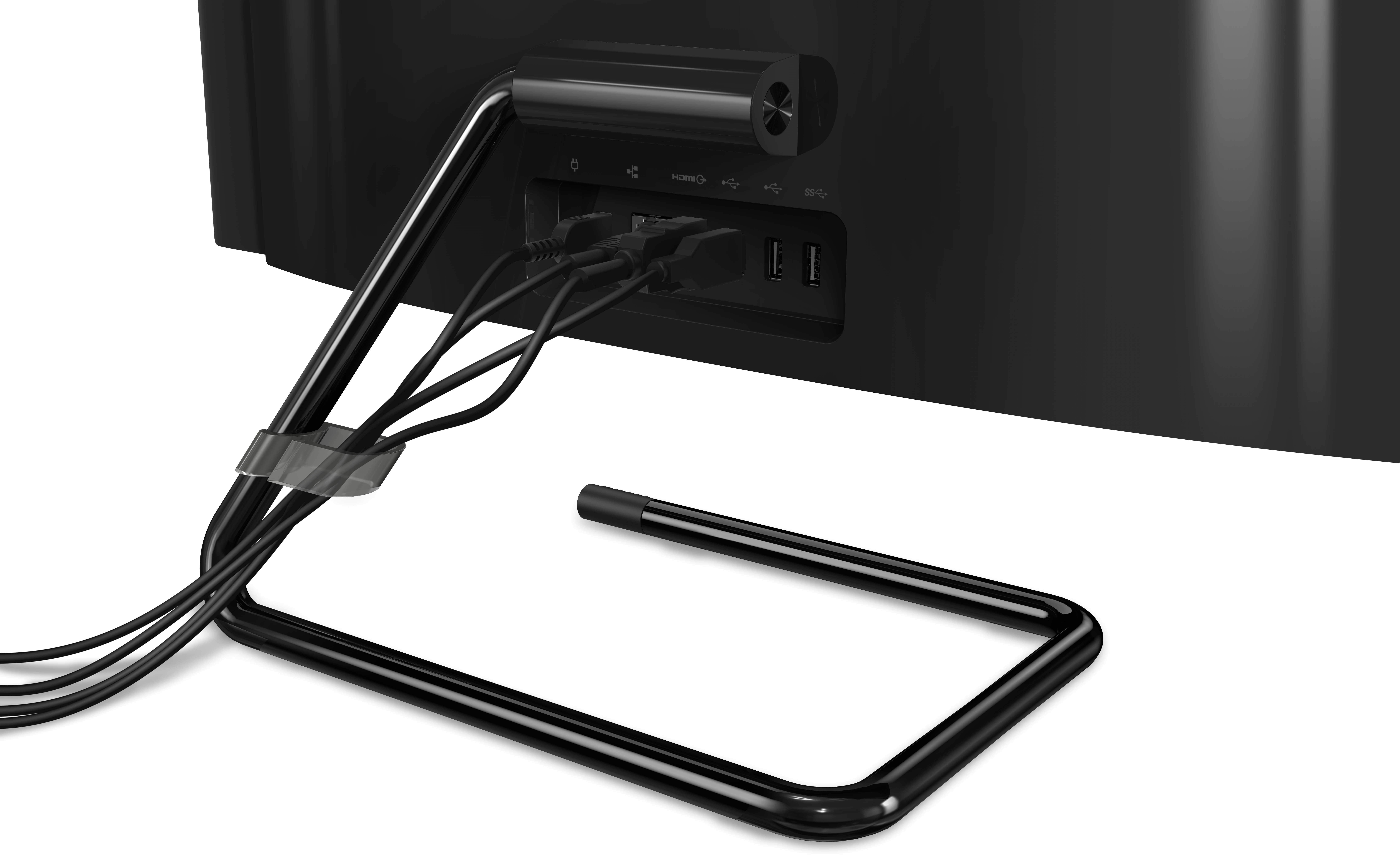 F0EW0011RK ideacentre aio 3 24are05 23.8"(1920x1080)/amd ryzen 3 4300u(2.7ghz)/8192mb/1000+128ssdgb/dvdrw/int:amd radeon/bt/wifi/war 1y/6kg/black/dos + keyboard, mouse usb Lenovo Santreyd  - Вид №13