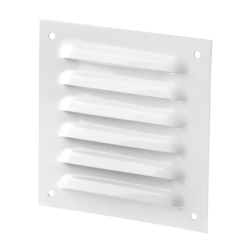 Вентиляционная решетка ORE GM1313W — белая металлическая для систем вентиляции 84653726 STLM-0053239