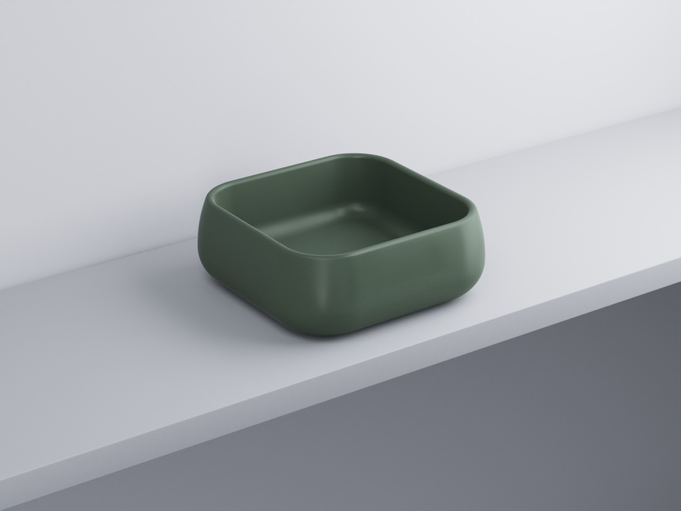 SHLAA40-MU Раковина накладная прямоугольная 40 cielo Shui Ceramica Cielo