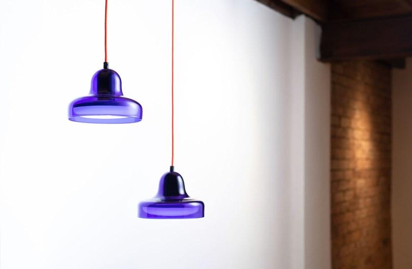 Deadgood Светодиодная подвесная лампа из дутого стекла  Bl1  - Вид №3