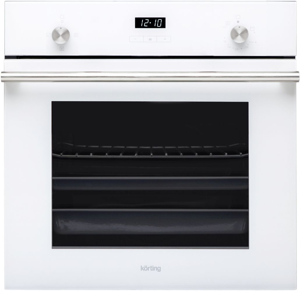 OGG 771 CFW Встраиваемые газовые духовки / газ, crystal, 59.7 х 59.6 x 56.5, газовая, газовый гриль, конвекция, дисплей cold white с сенсорным управлением, газ-контроль, электроподжиг, телескопические направляющие на 1 уровне, белая Korting Korting Crysta Santreyd 