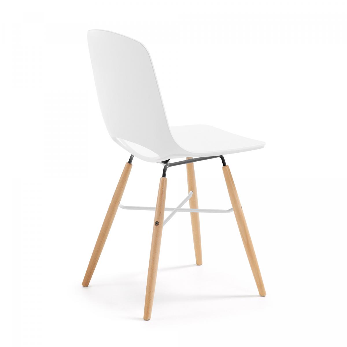 052594 Стул пластик белый La Forma Kint  - Вид №5