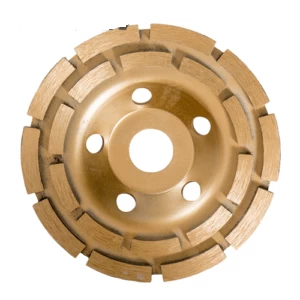 Чашка алмазная сегментная двухрядная D 150 мм зачистная Креост
