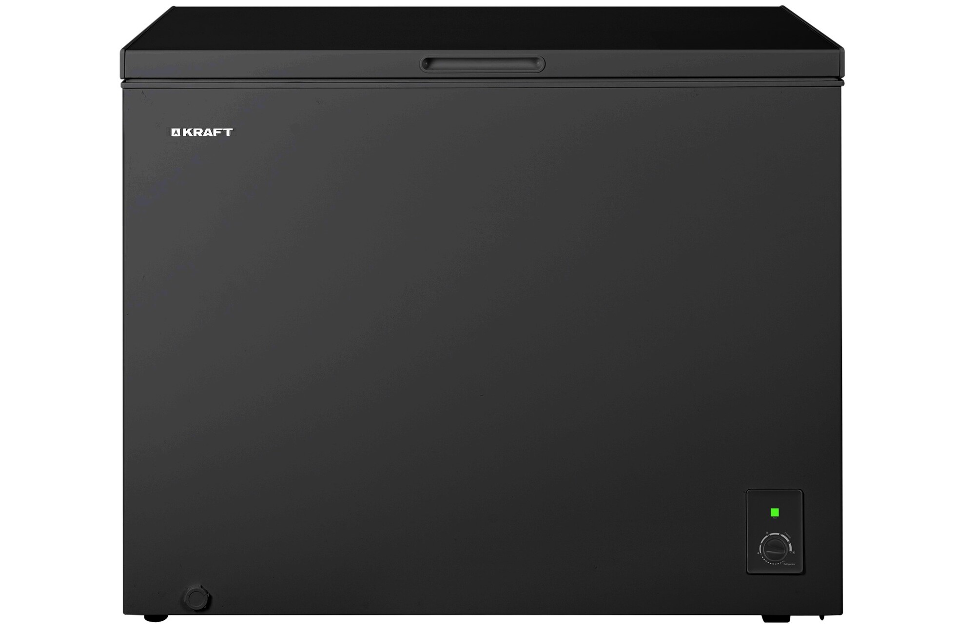 9197563 Морозильный ларь KRAFT BD (W)-280BRX черный STDN-0137126