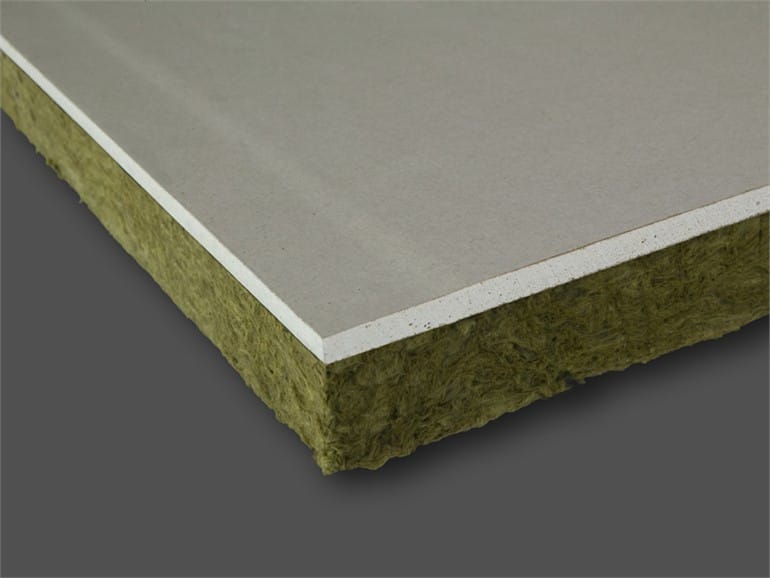 Теплоизоляционная плита из минеральной ваты и гипсокартона Siniat by etex PregyRoche ARCH-00101146