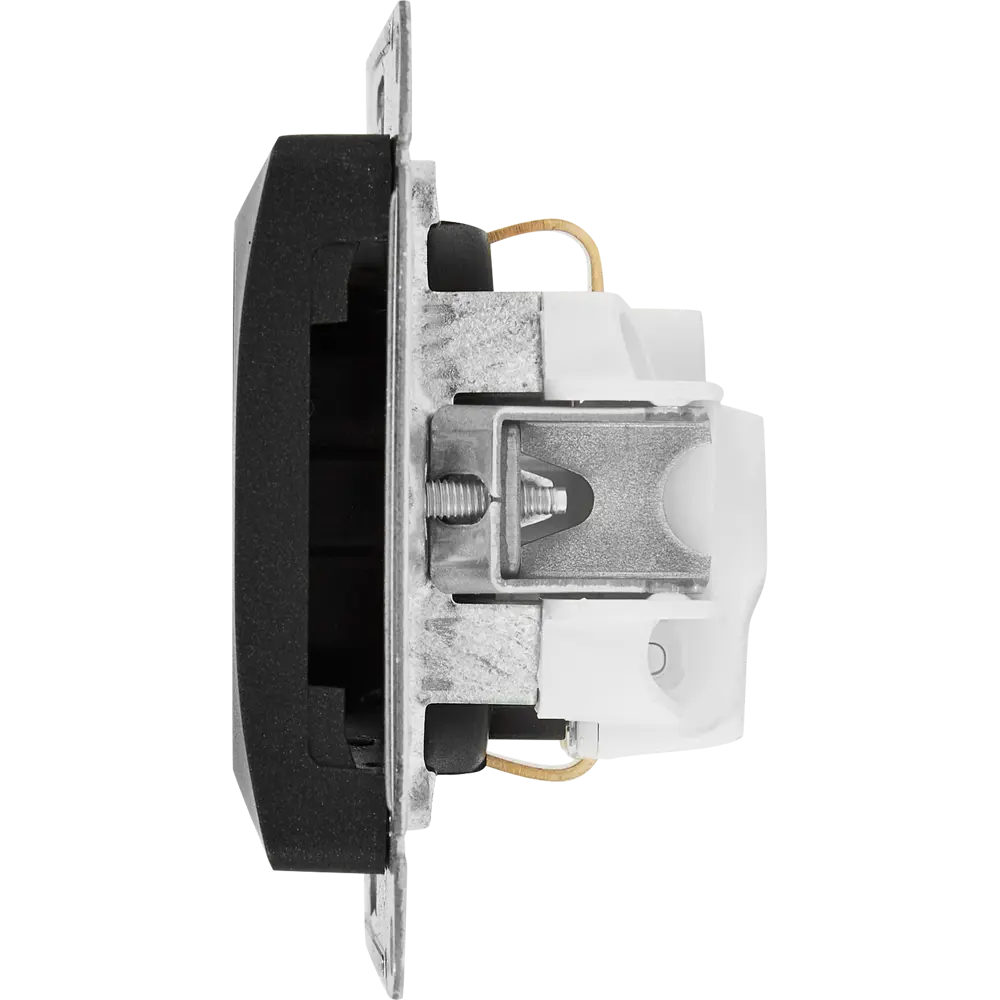 Schneider Electric Glossa - розетка встраиваемая с заземлением 16А антрацит 86710175 STLM-0070792 - Вид №2
