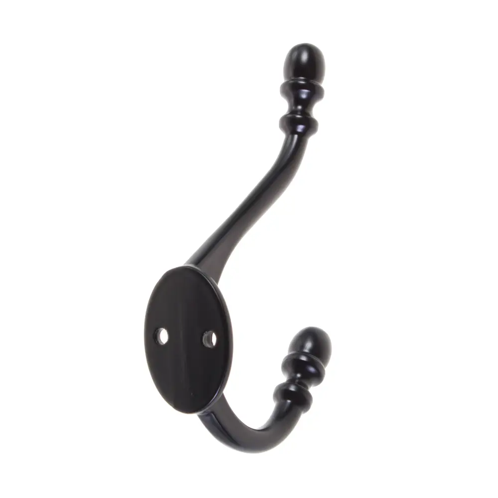 Крючок для пальто и шапки Victorian, металл, цвет чёрный LAMPLANDIA STLM-2057346 - Вид №1