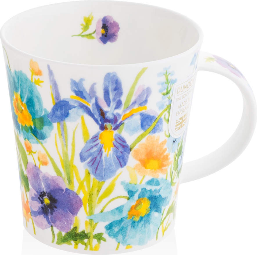 10671207 Dunoon Кружка Dunoon "Красивый сад.Ирис.Ломонд" 320мл Фарфор костяной 