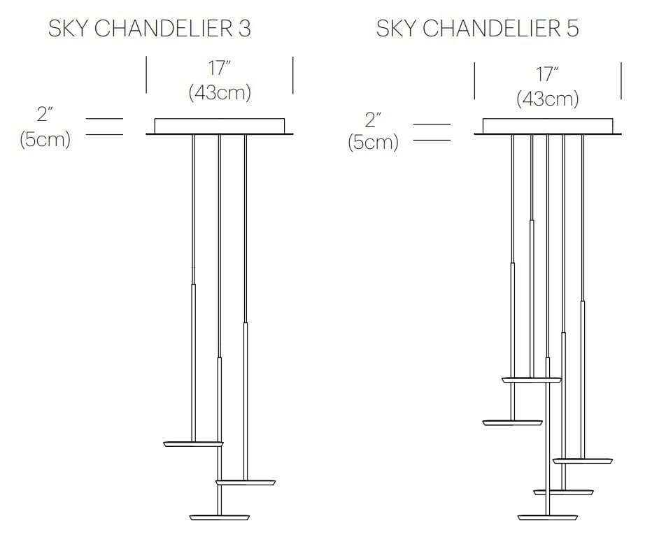 Алюминиевый светодиодный подвесной светильник Pablo Designs Sky ARCH-00115382 - Вид №16