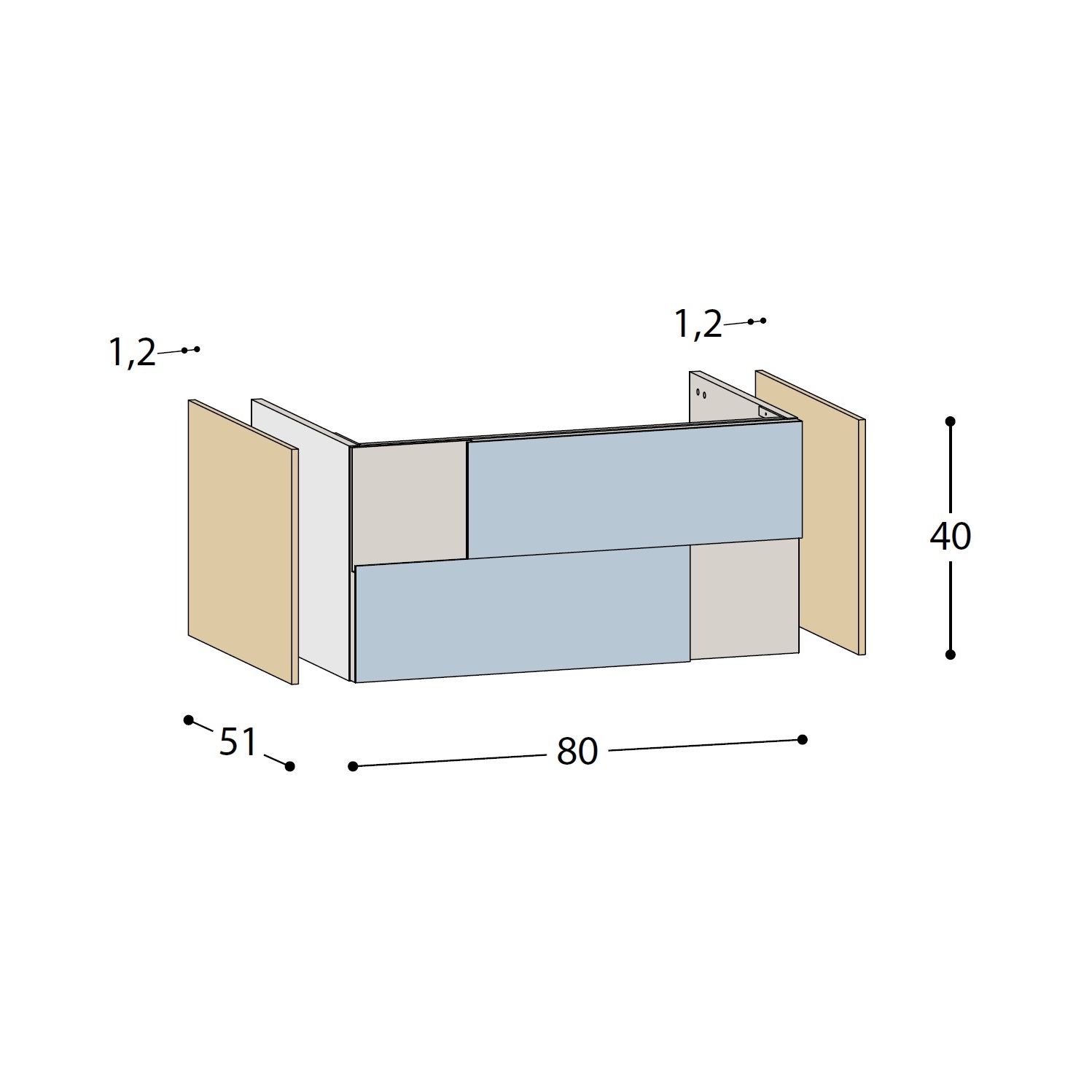 Тумба / BALI Eurodesign sun-id-379372 - Вид №2