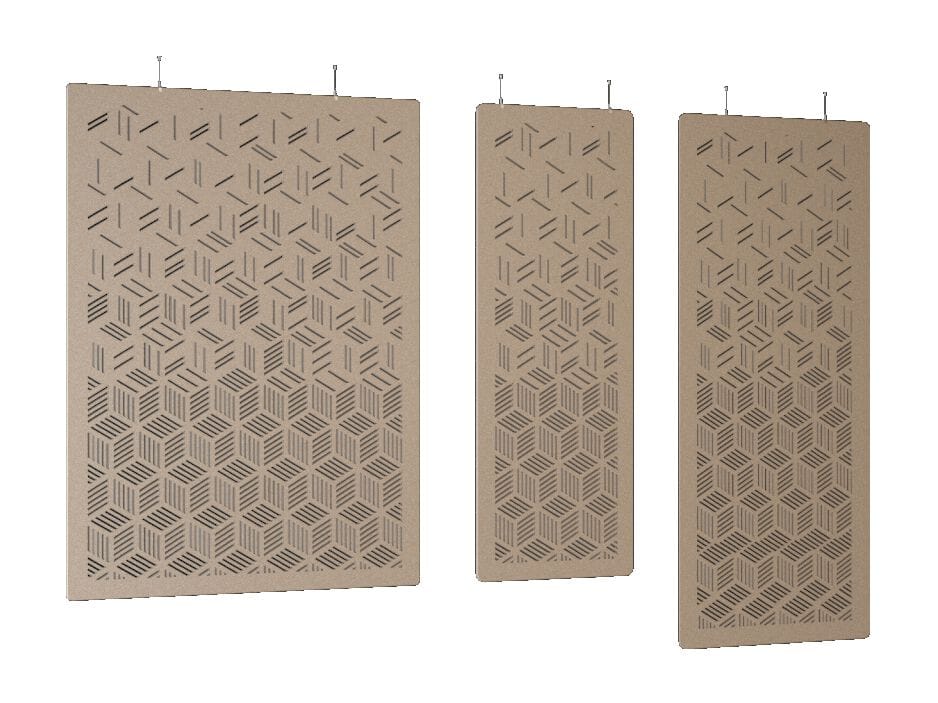 Рециркулированный ПЭТ звукопоглощающий подвесной офисный перегородка IMPACT ACOUSTIC® KYVOS ARCH-00070466