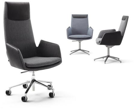 COR Поворотное кресло руководителя с регулируемой высотой на колесиках Cordia plus sun-id-1474849 - Вид №2