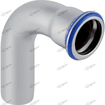 GEBERIT 33307 Отвод Geberit Mapress из нержавеющей стали, с гладким концевиком 