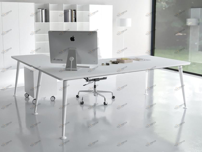 Elitable Стол угловой из лакированной древесины Joy sun-id-1485016