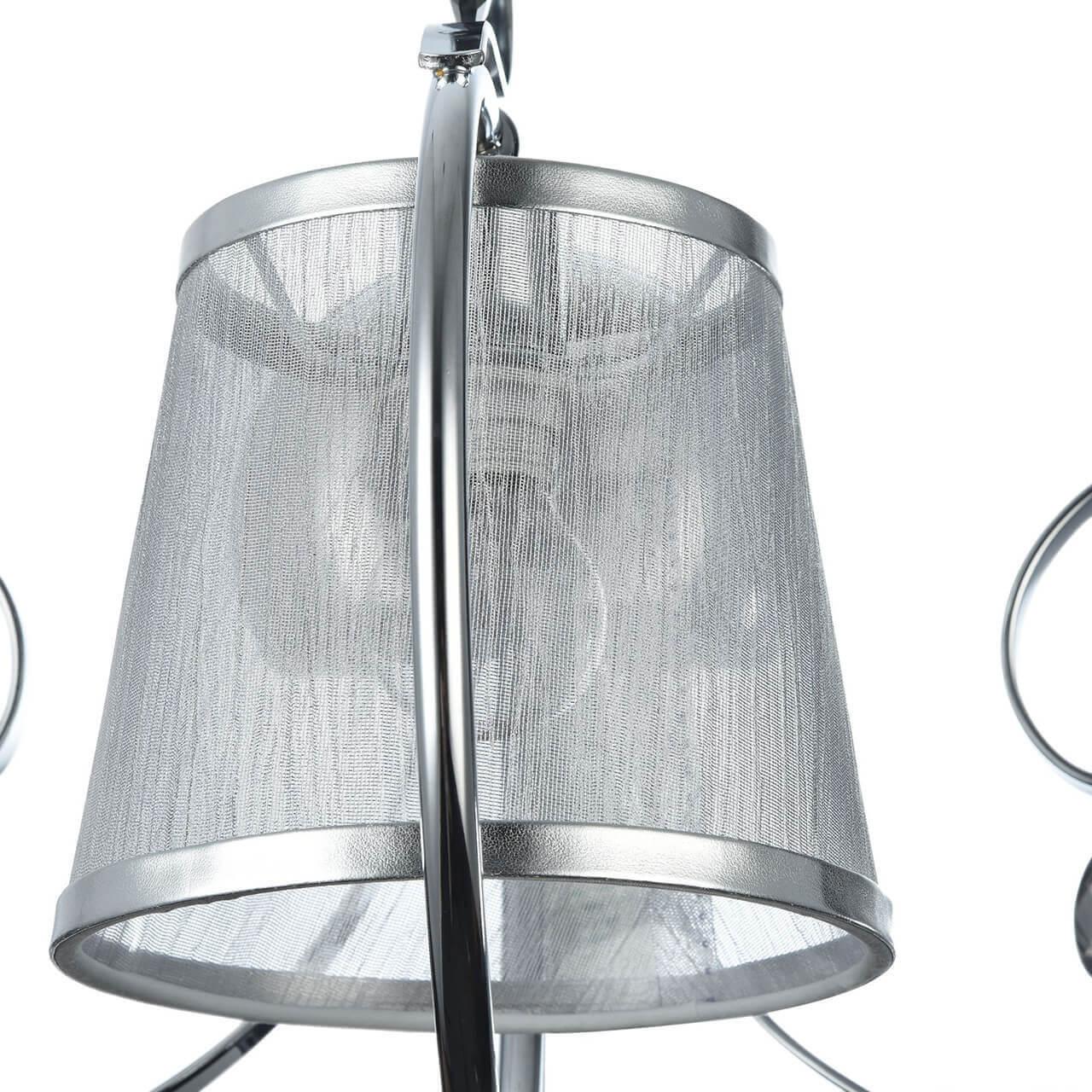 Бра с абажуром белое Simone FR2020-WL-01-CH FREYA SIMONE CHROME 00-3928155 Белый;серебро  - Вид №1