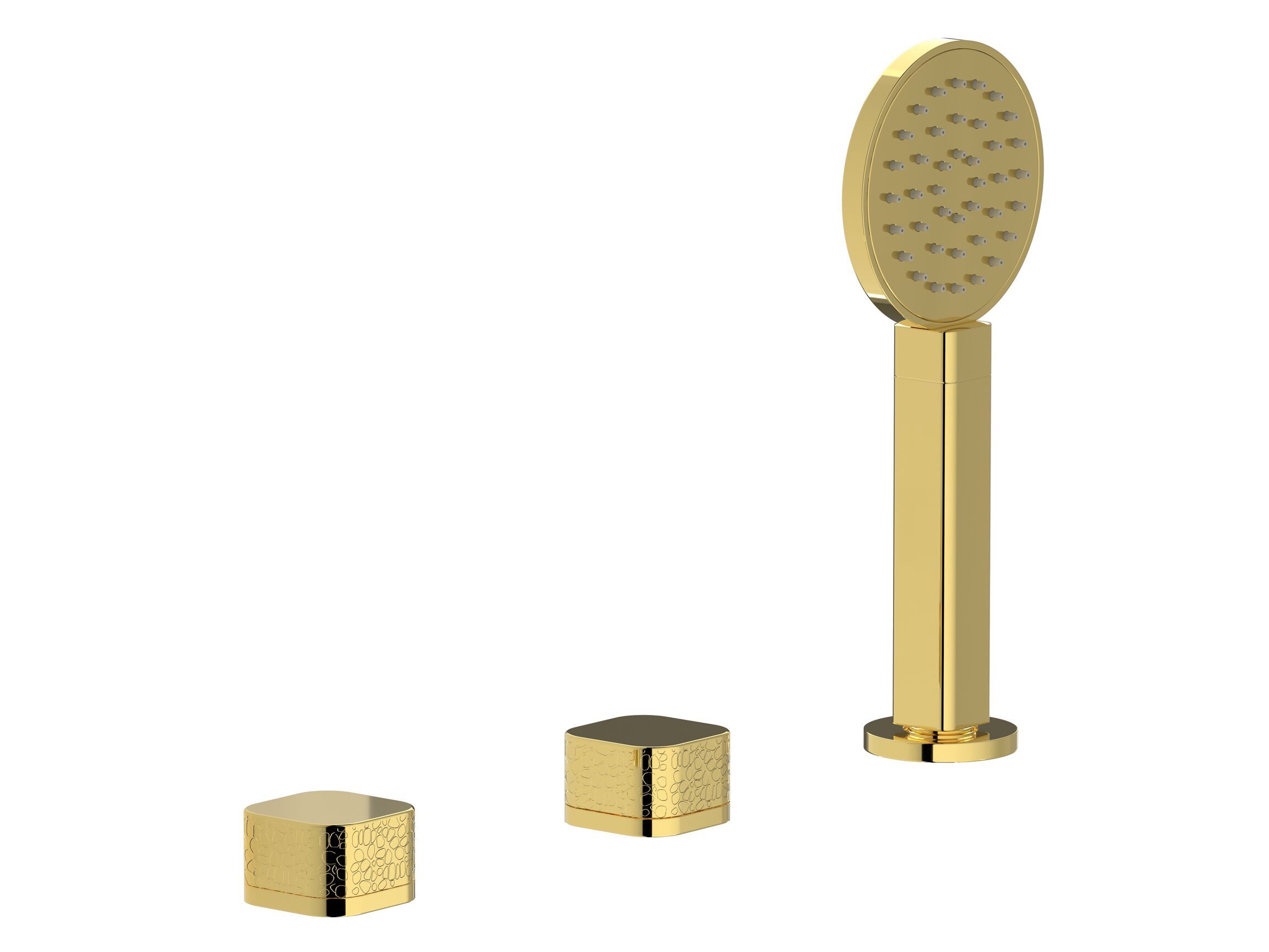 Встраиваемый смеситель для ванны с 3 отверстиями и ручным душем IB Elio ARCH-00084092