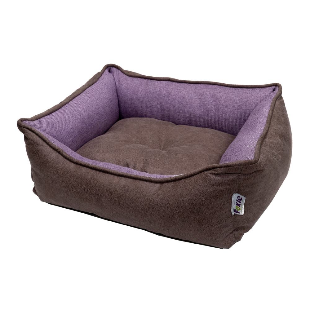 ПР0056980 Лежак для животных Colour 52x41х10см фиолетовый Foxie 